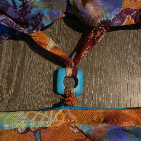 Dance costume, custom made, size child small/medium, clear straps - Picture 2 of 8